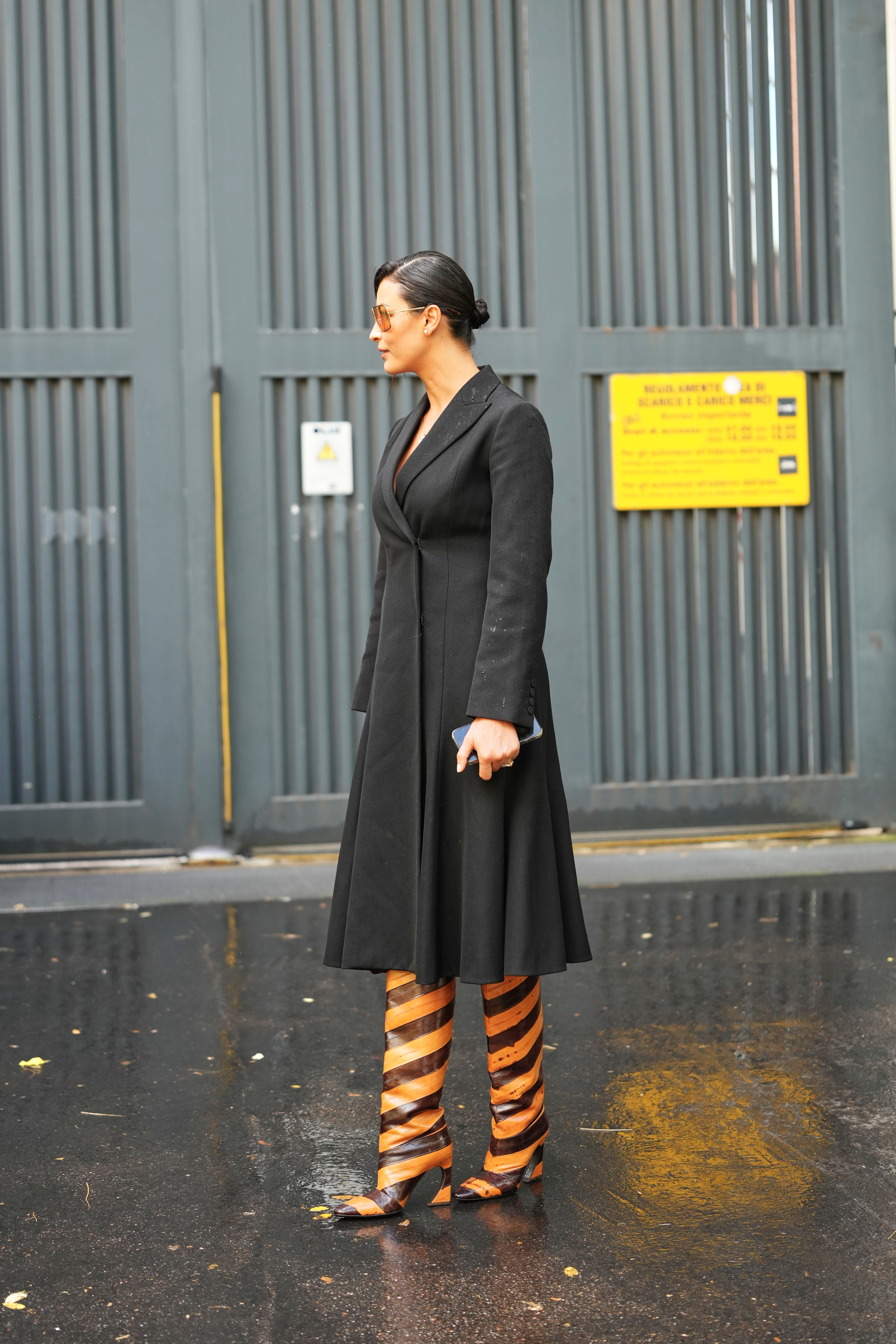 street style looks during milan fashion week september 2025