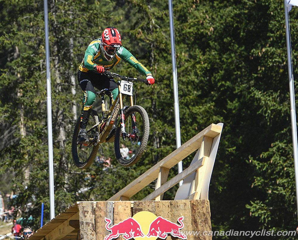 Three-time world champion Greg Minnaar (South Africa) came back from injury