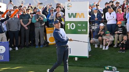 Rory McIlroy at the Phoenix Open