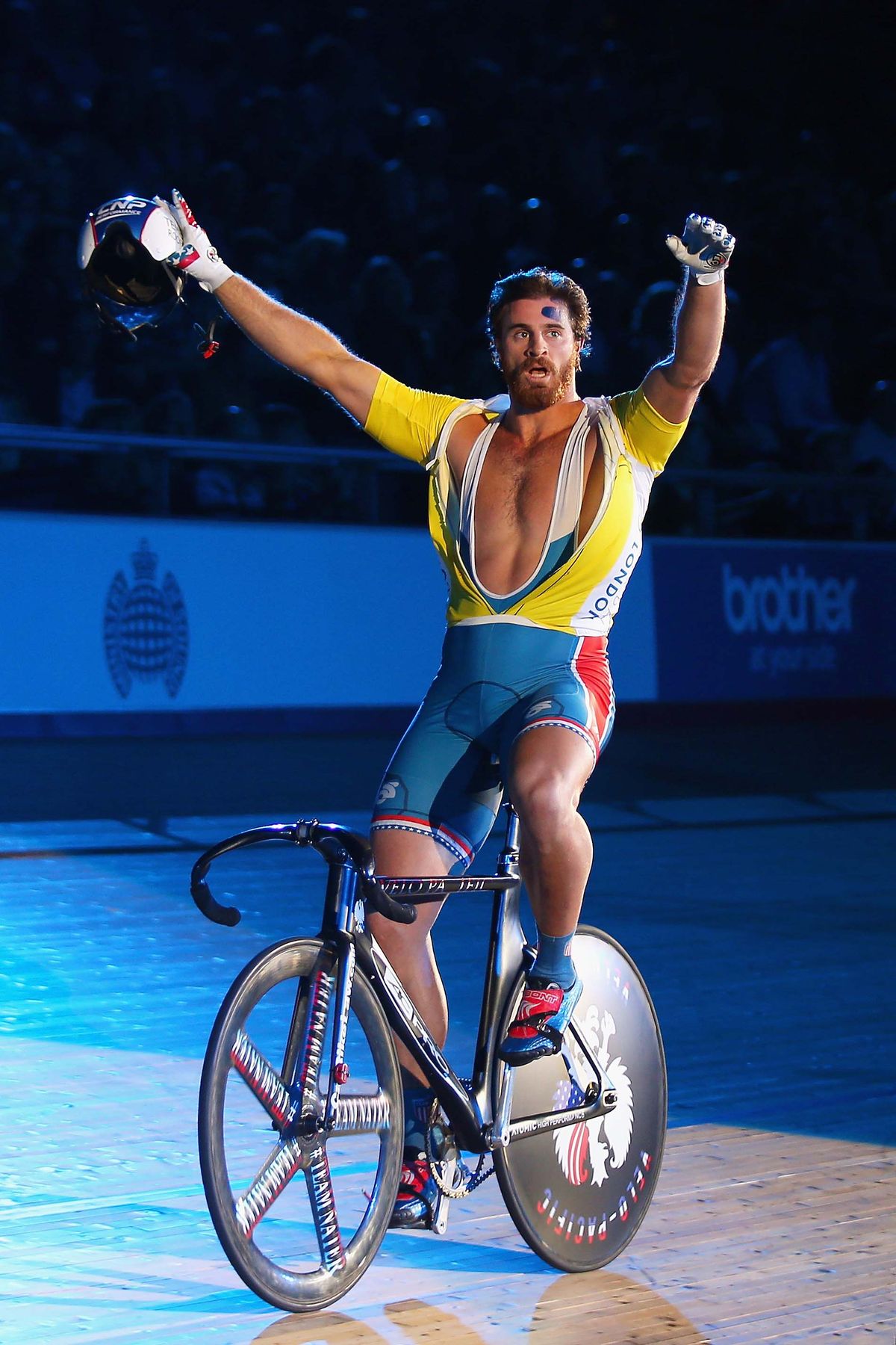 Nate Koch of the USA after the Keirin race
