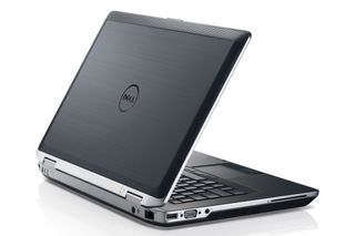 The metal lid of the Dell Latitude E6420.