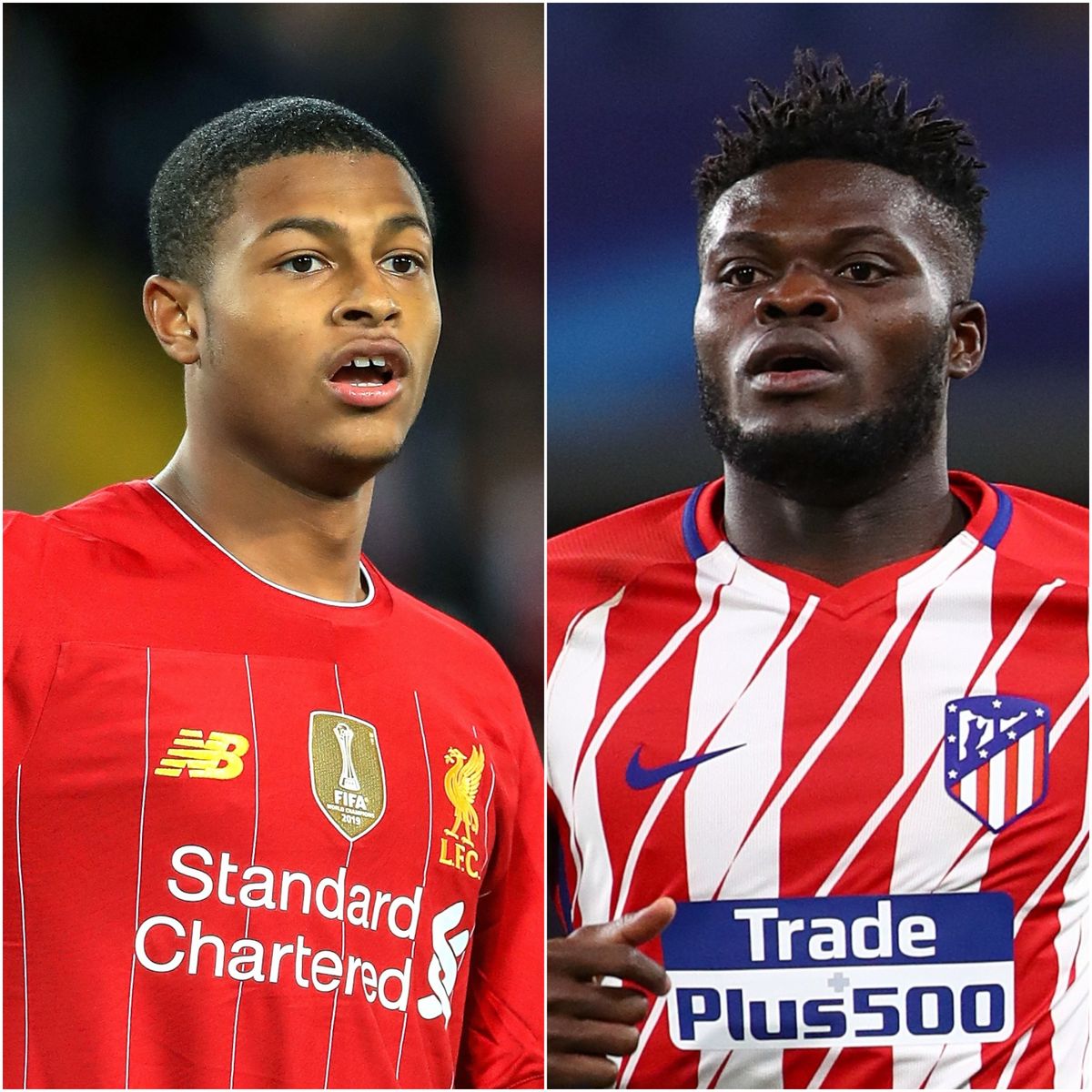 Rhian Brewster and Thomas Partey