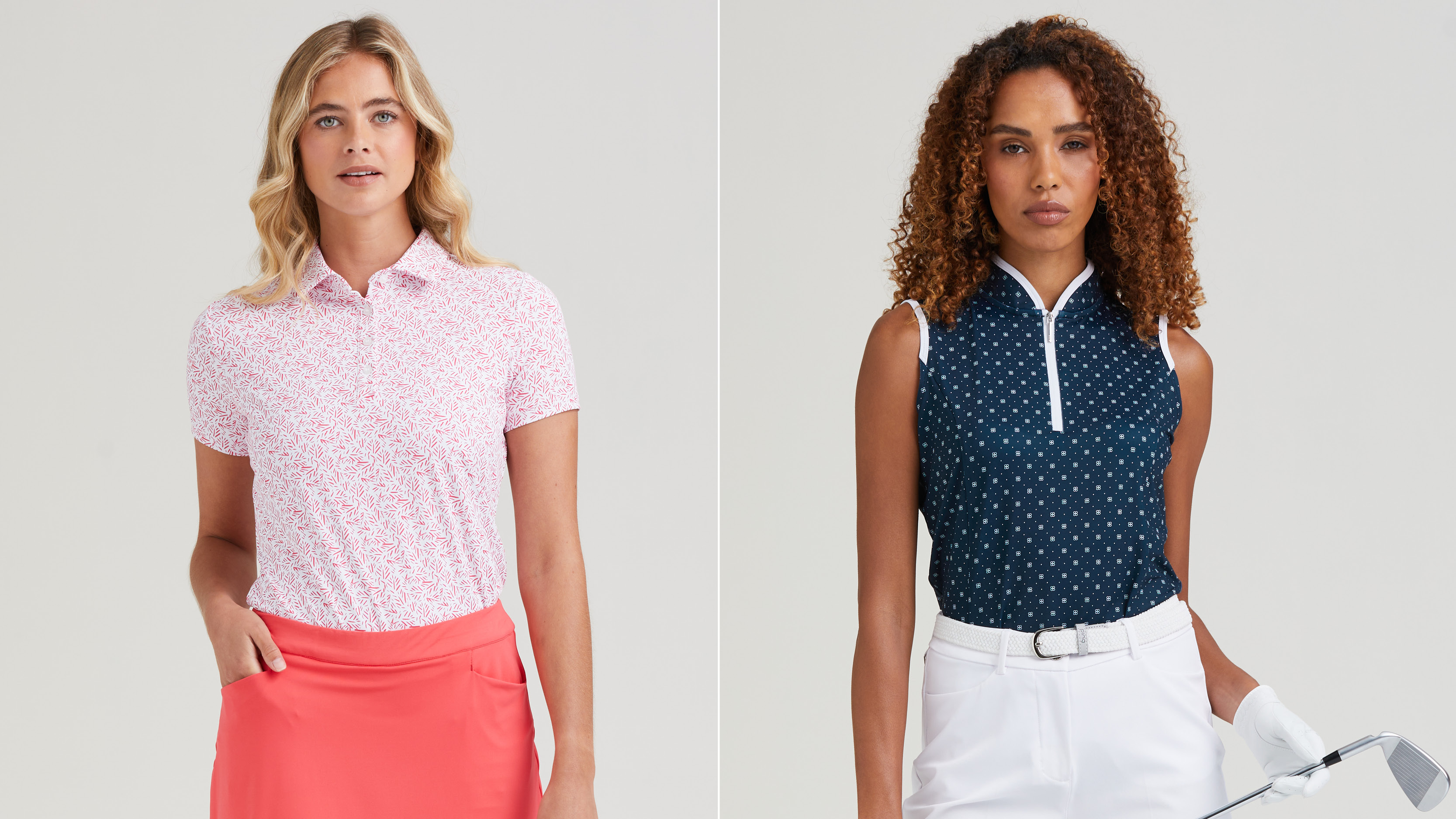 Ping Aeria and Penola women's golf shirts