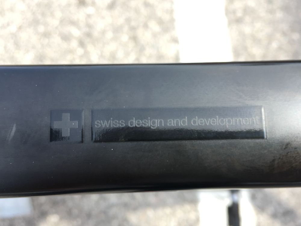 Conservative BMC decals on the frame