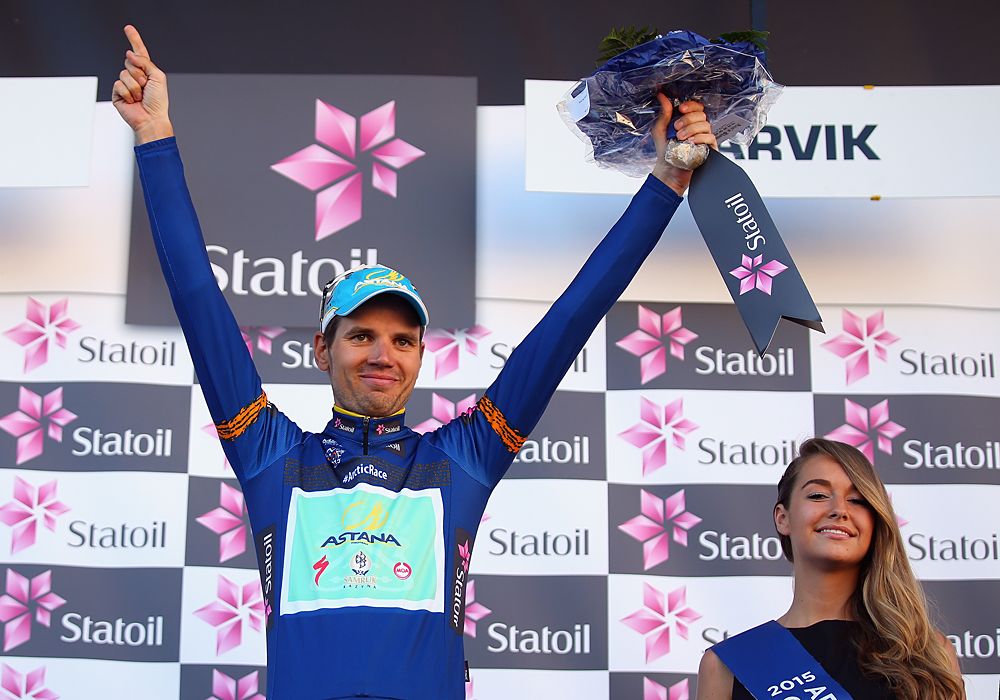 Rein Taaramae (Astana) wins the overall title at the Arctic Race of Norway