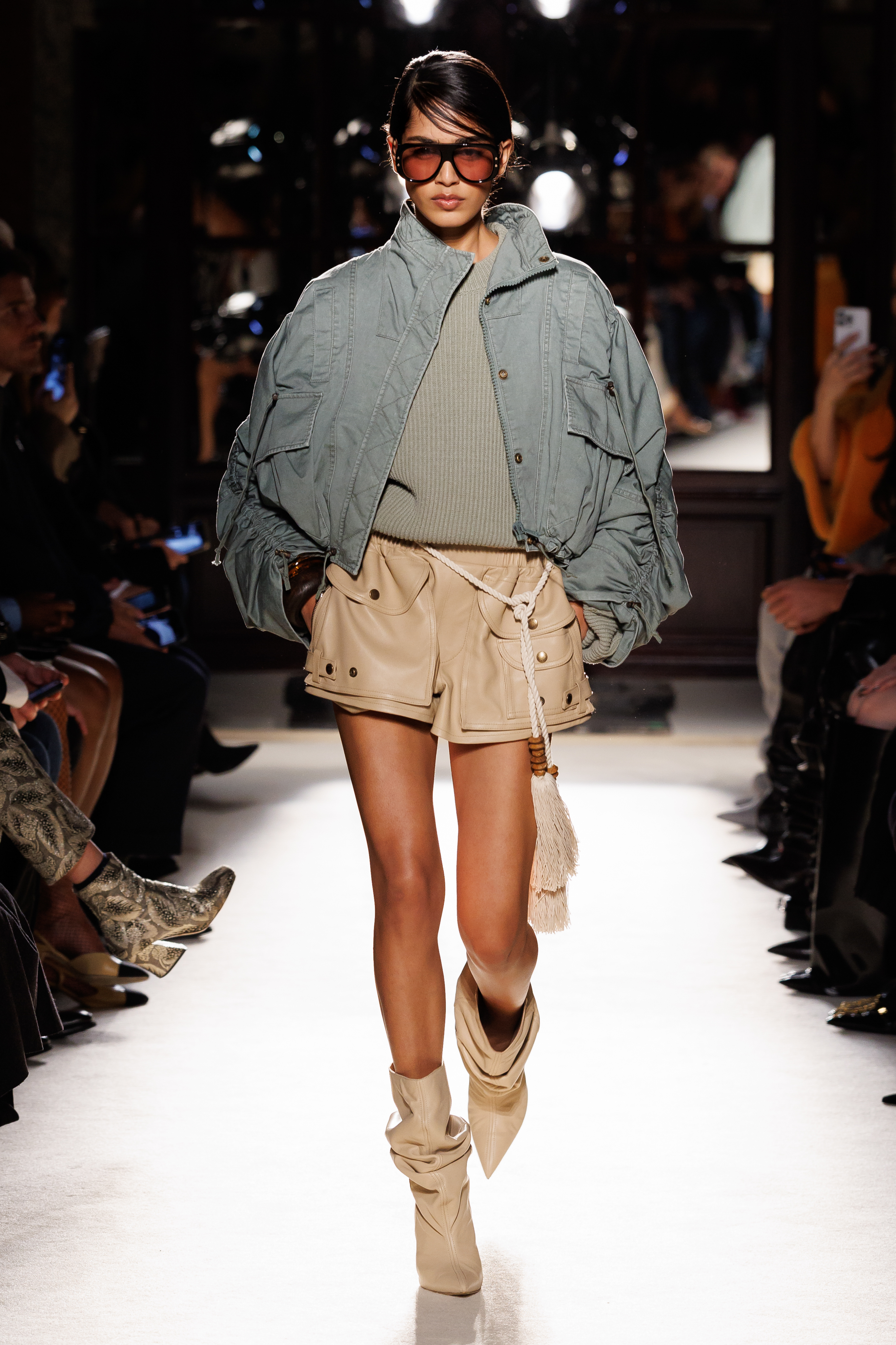 Model walking in the Balmain spring/summer 2026 runway show.
