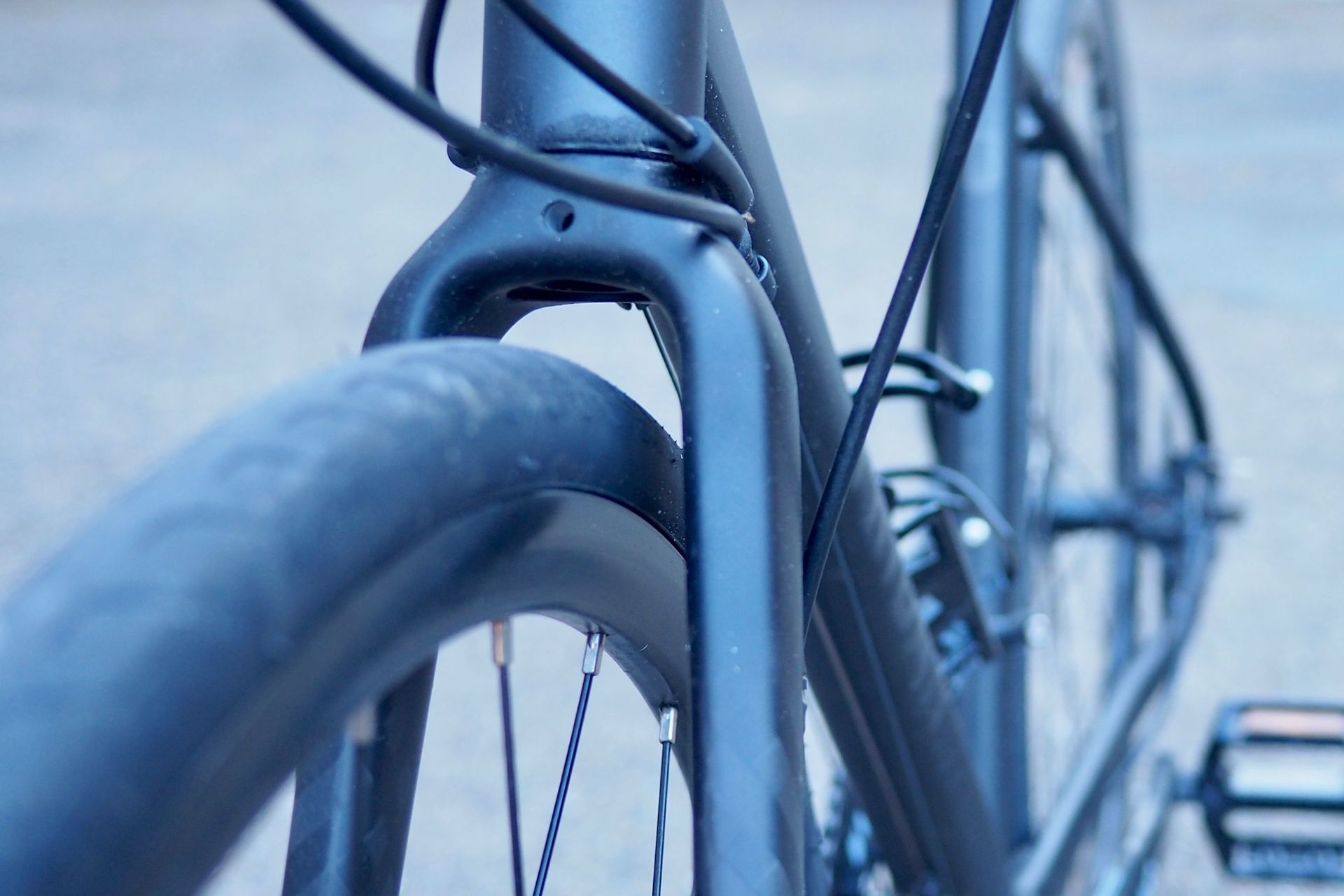 triban rc500 flat bar