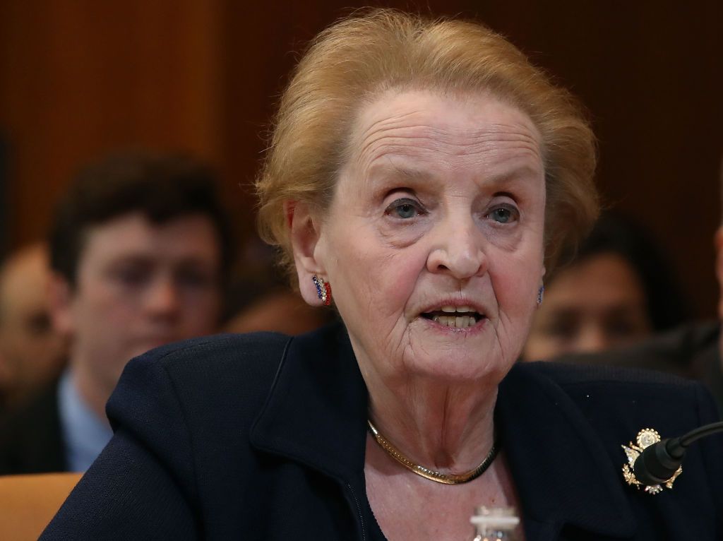 Former Secretary of State Madeline Albright.