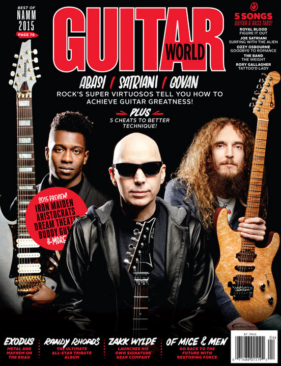 Guitar World April 2015 Gear and Lesson Videos Guitar World