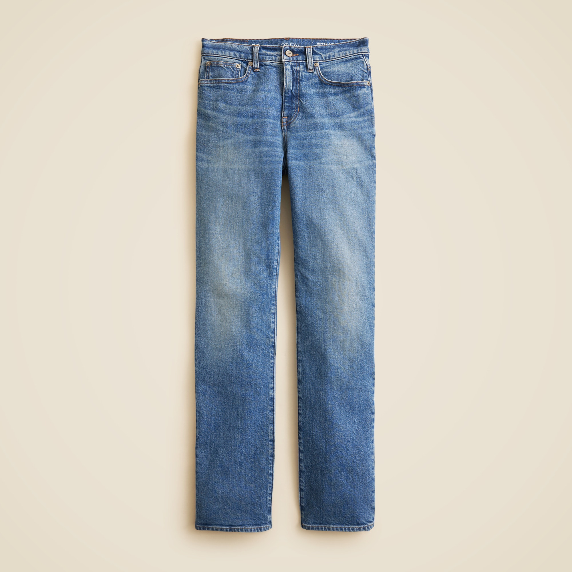 Nipped Straight Jean