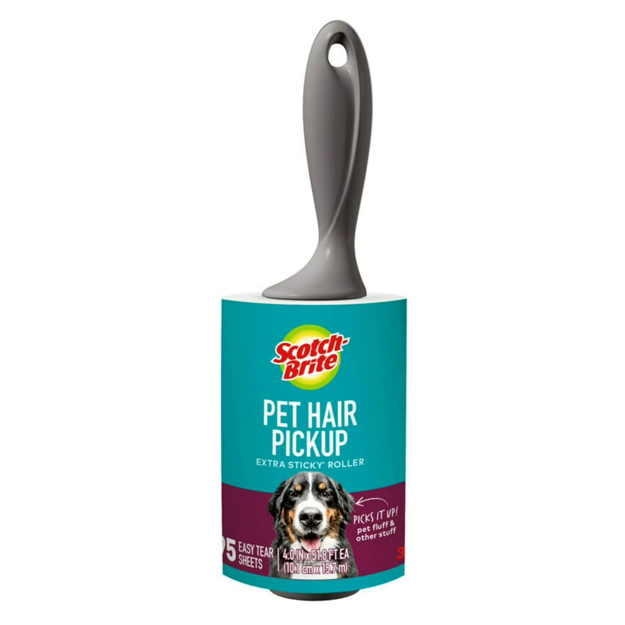 Pet hair pickup lint roller