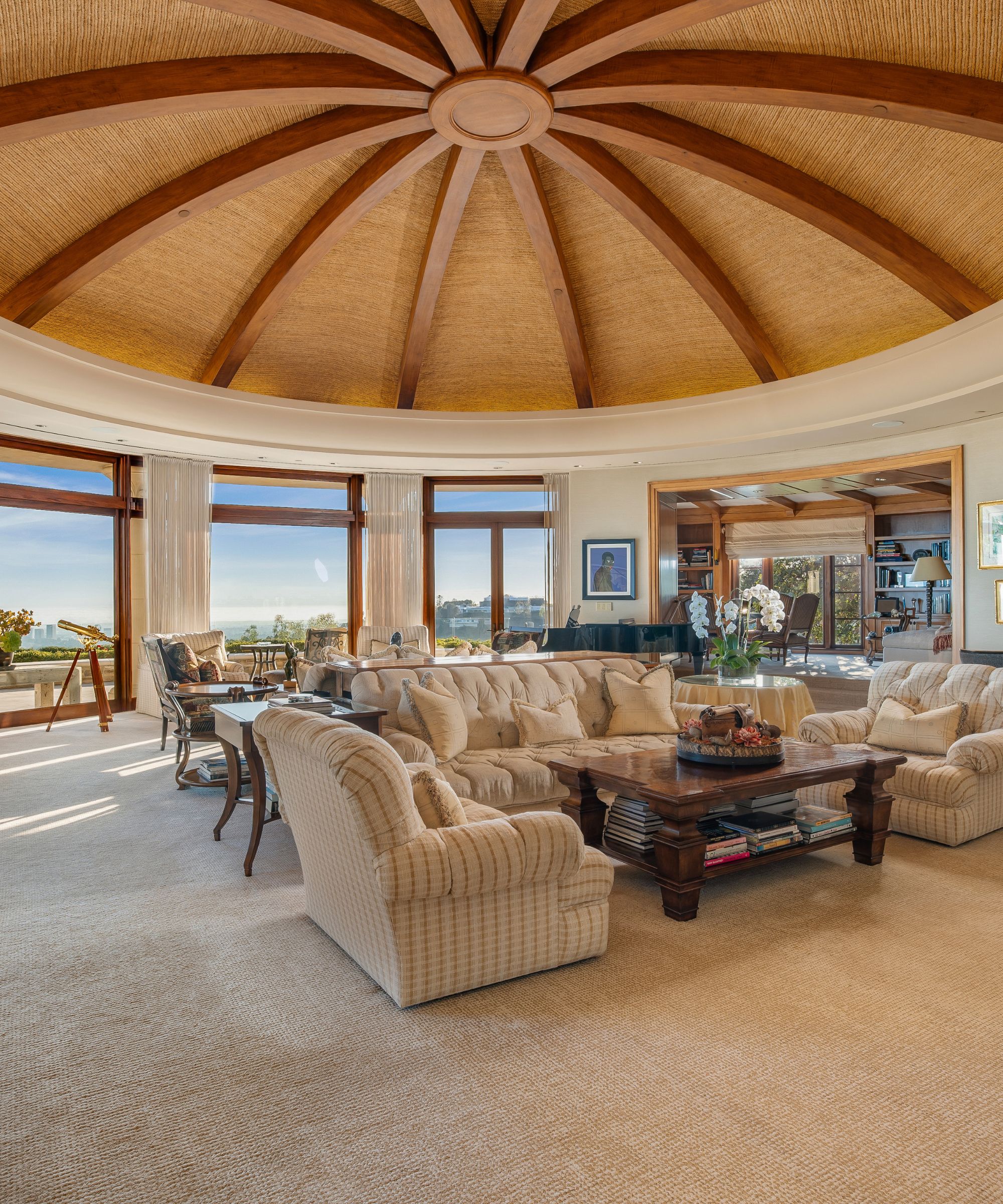 Quincy Jones' living room