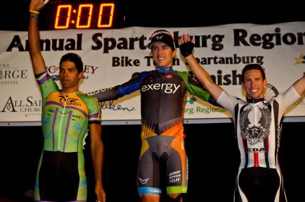 Series Leaders Podium (L-R): Frank Travieso, Carlos Alzate, Emile Abraham