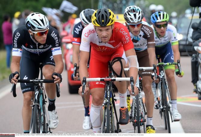 Adrien Petit (Cofidis) in the break during stage 8 of the Tour de France