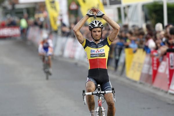 Belgian champion Niels Albert (BKCP-Powerplus) wins the first round of the Superprestige in Ruddervoorde.