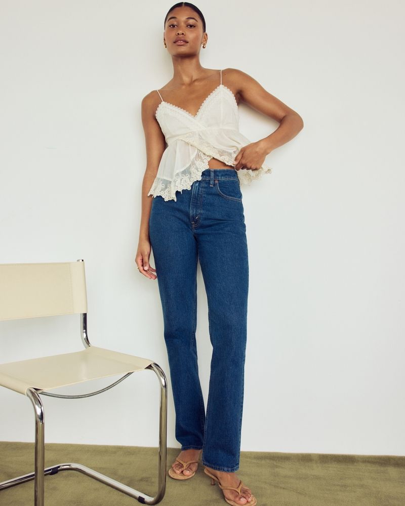 Curve Love Ultra High Rise 90s Straight Jean