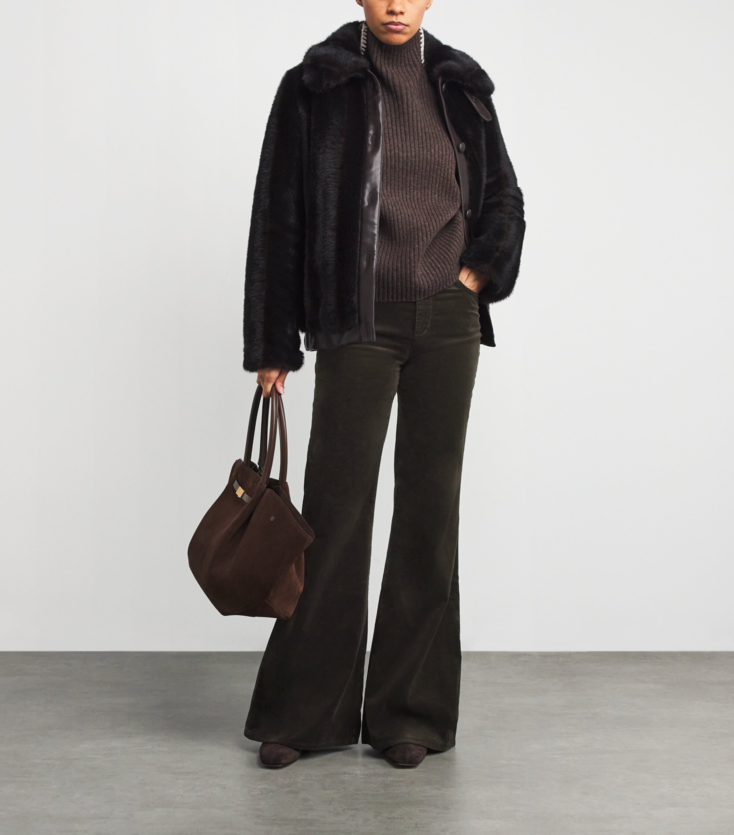 7 for All Mankind Velvet Retro Flared Jeans