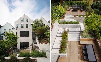 Gable House is a creative redesign of a Victorian townhouse in San Francisco