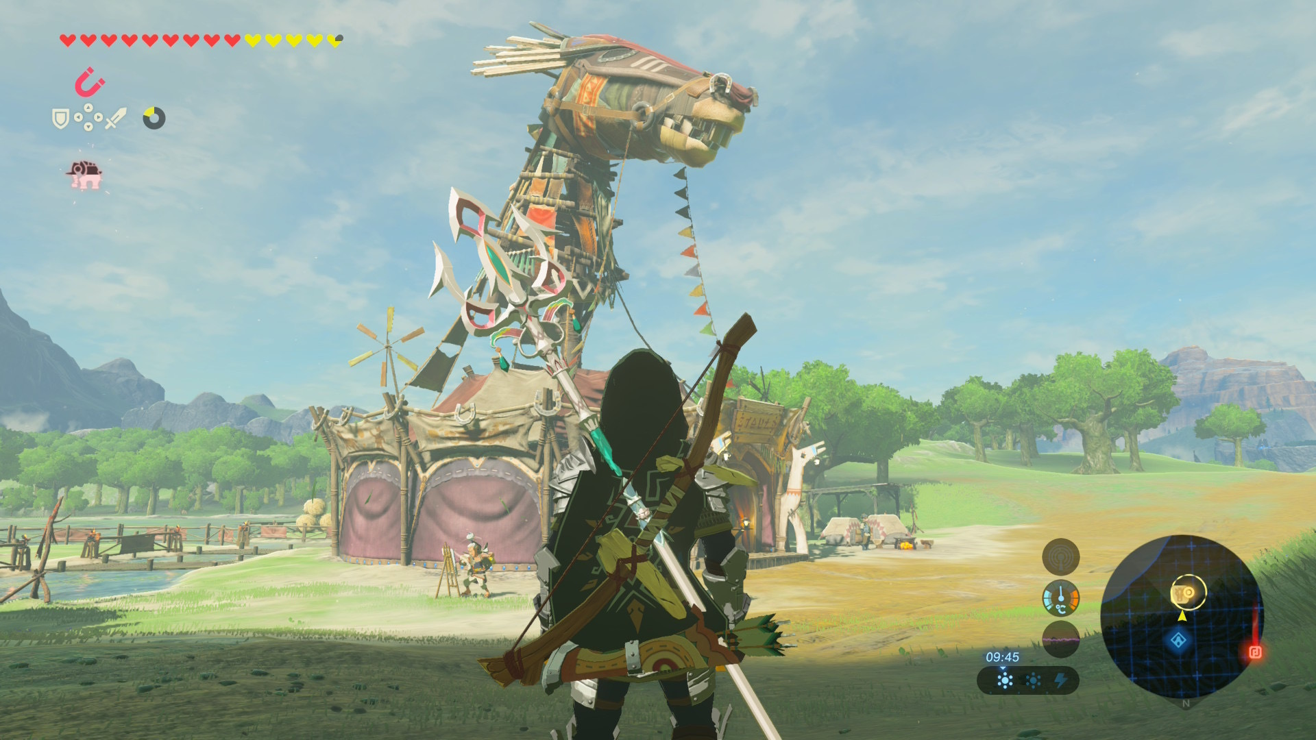Screenshot from The Legend of Zelda: Breath of the Wild with HDR on