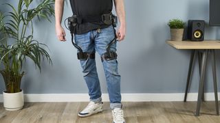 The Dnsys X1 Exoskeleton being worn