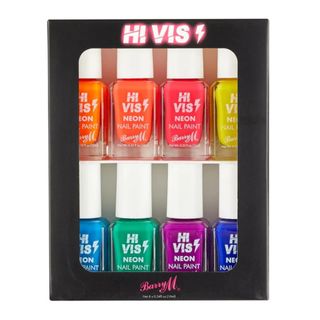 Barry M Hi Vis Neon Nail Paint Gift Set - neon nail designs