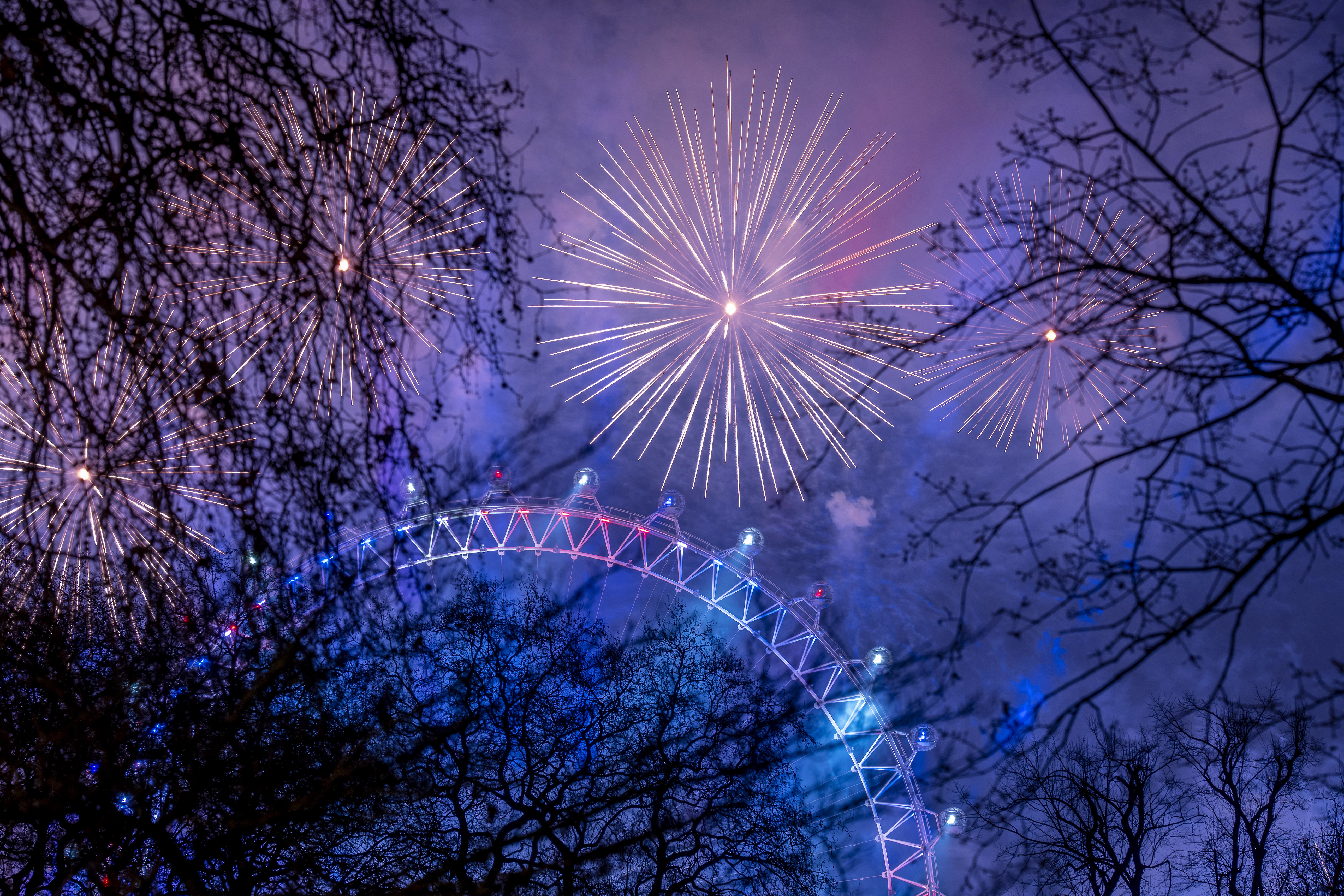 TV tonight - The fireworks welcome in the New Year.