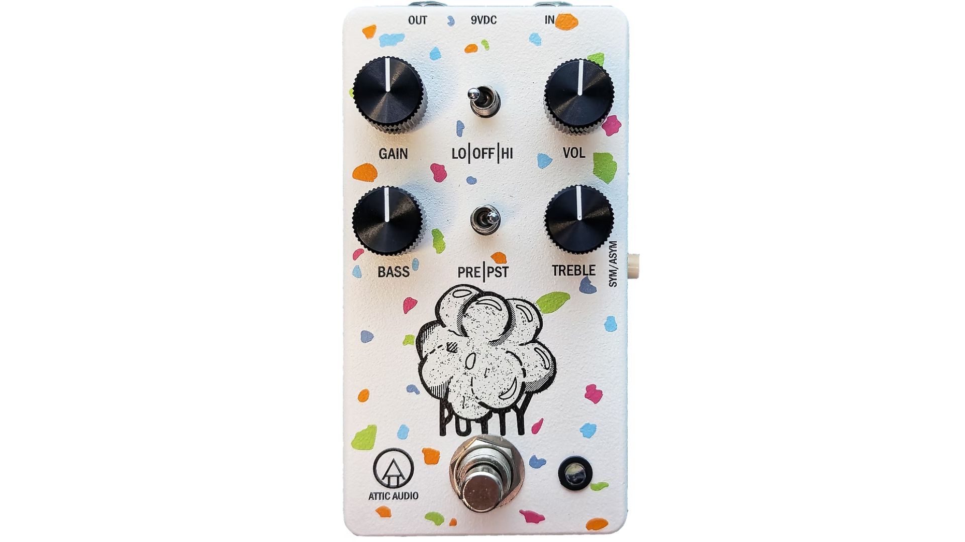An Attic Audio Putty Saturation Preamp pedal