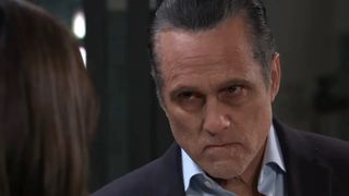 Maurice Benard as Sonny upset in General Hospital