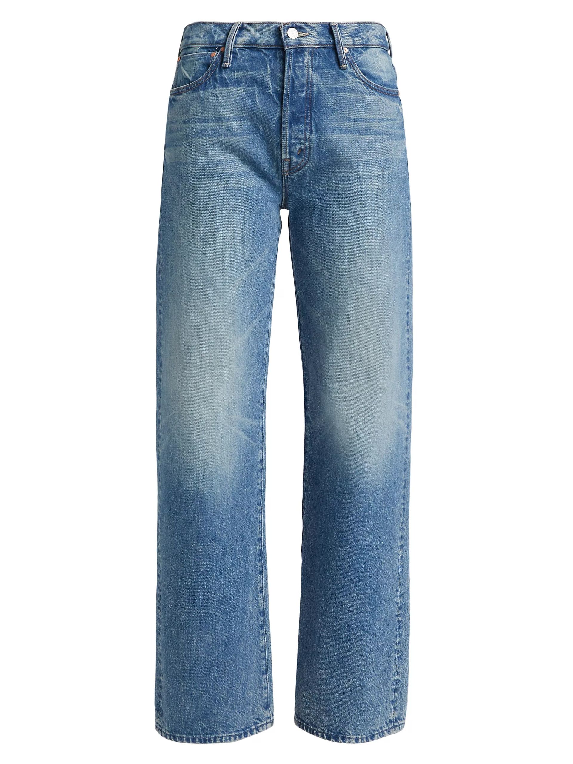 Mother, The Dodger Sneak High-Rise Wide-Leg Jeans