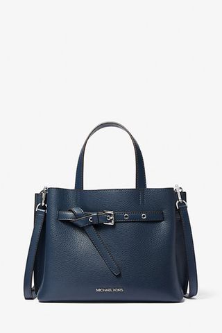 Michael Kors Emilia Small Pebbled Leather Satchel