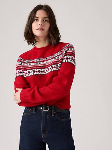 Lou Fairisle Crew