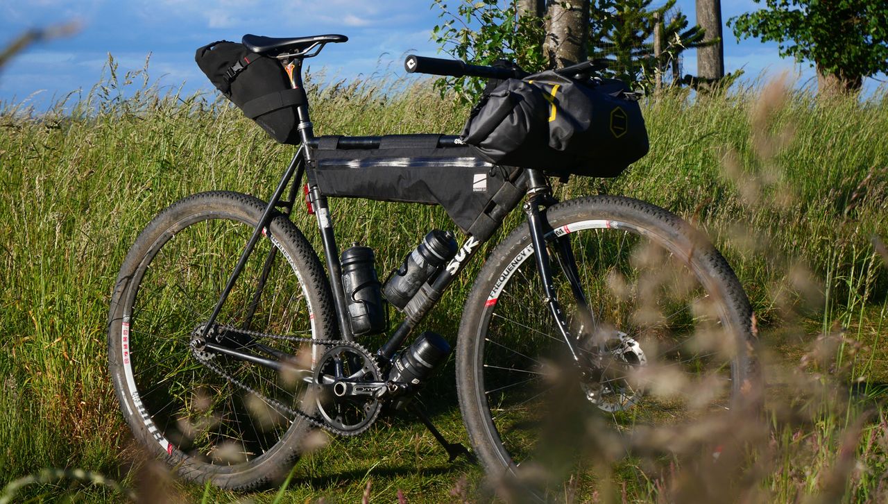 Surly Steamroller with bikepacking bags