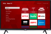TCL 32-inch 3-Series Full HD Roku TV: $219.99 $199.99 at Best Buy
Another cheap smart display is this 32-inch HD TV from TCL that's on sale for just $199.99. While the 32-inch display lacks 4K resolution, the budget TV does include smart capabilities with the Roku experience built right in so you can easily stream from apps like Netflix, Hulu, and Amazon Video.