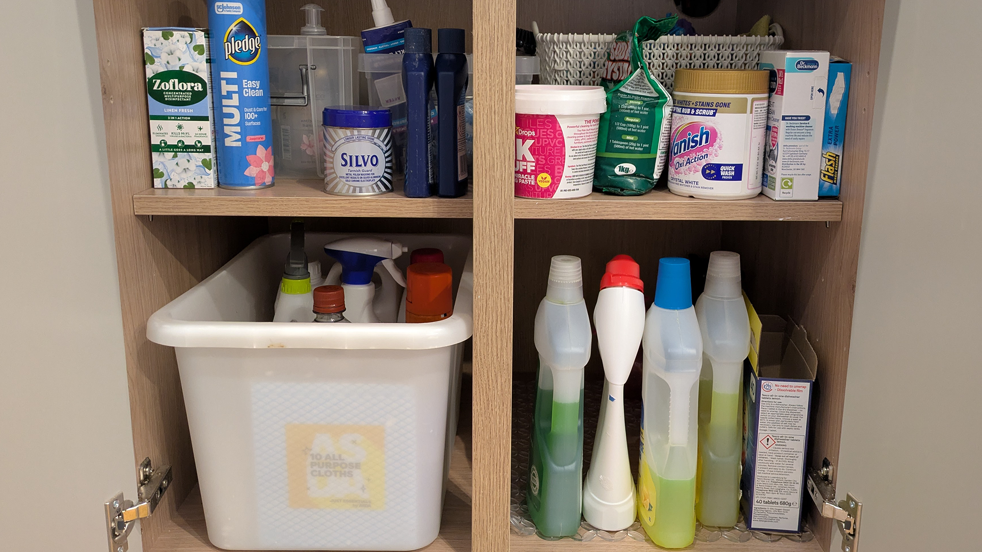 Cut down on your cleaning clutter