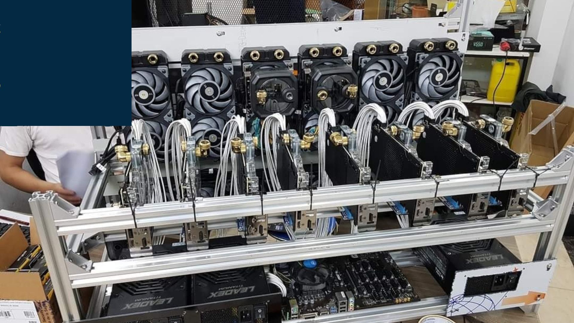 This RTX 3090 cryptomining rig is completely submerged in mineral oil...  for some reason | TechRadar