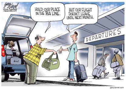 Editorial Cartoon U.S. TSA Security