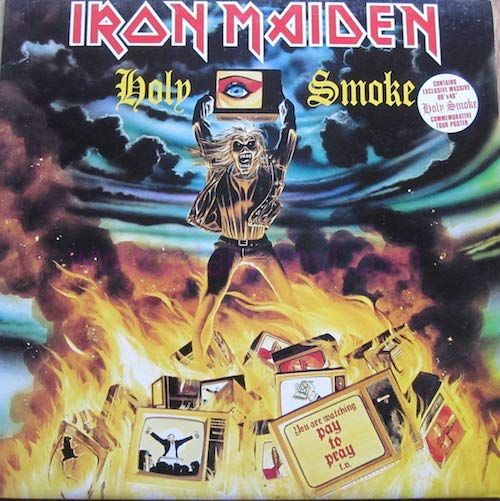 Iron Maiden Holy Smoke cover