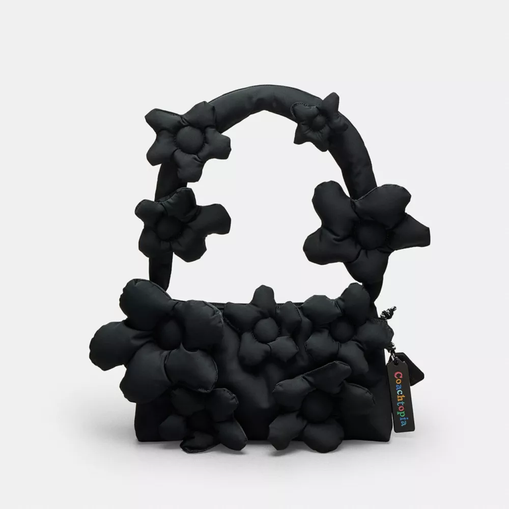 Coachtopia Loop Shoulder Bag With Floral Appliqu&amp;eacute;