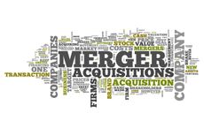 Acquisition and merger sign