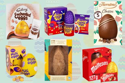 A collage of some of the best cheap Easter eggs
