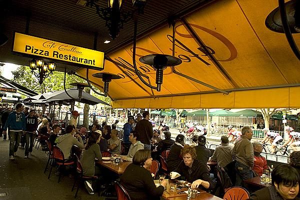 Lygon Street is famous for it's caf&eacute; and restaurant culture with a strong Italian community.