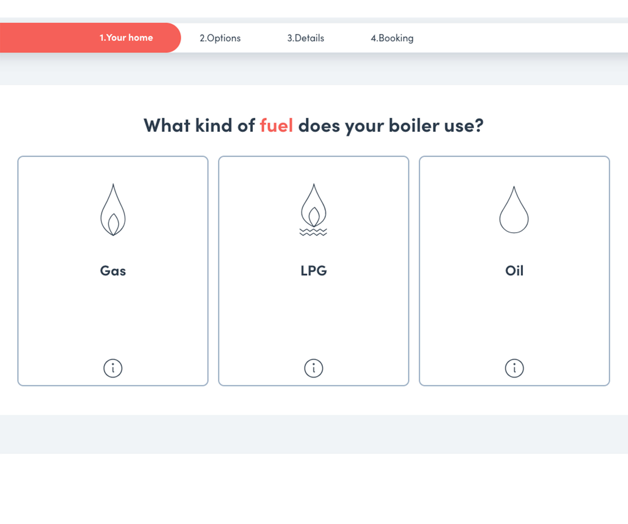 Q&As on a boiler installation website to help choose a new boiler
