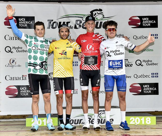 Final jerseys: Ben Perry, James Piccoli, Thomas Revard, Serghei Tvetcov