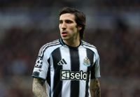 Newcastle United midfielder Sandro Tonali