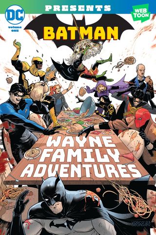 A food fight in Wayne Manor