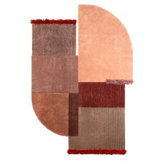 Selce #4 Emathite Red Rug by Studio Salaris