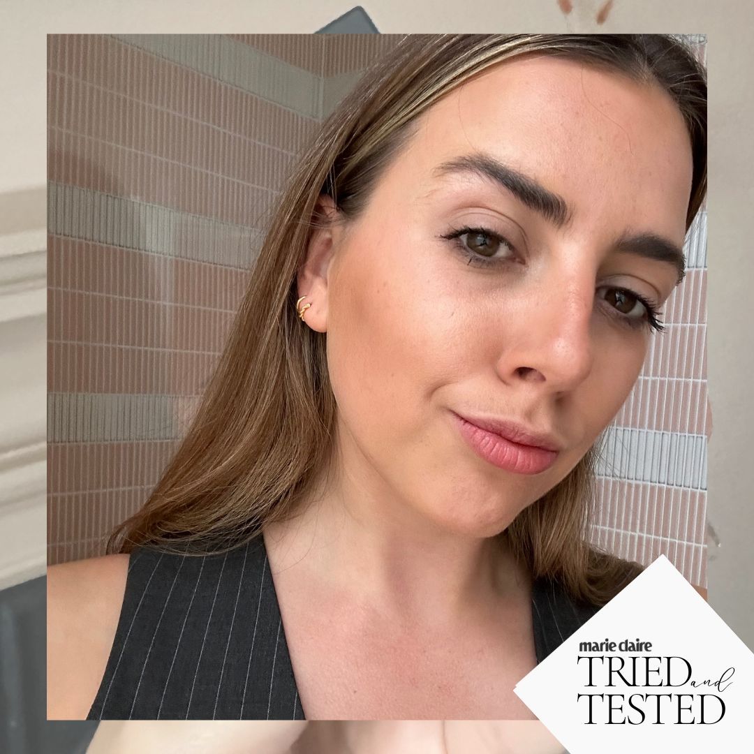 Acting Senior Beauty Editor Shannon Lawlor wearing different Nars foundations