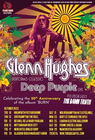 Glenn Hughes tour poster