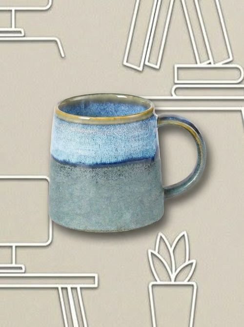 Masoline Large Ceramic Coffee Mug