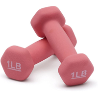 Amazon Basics Neoprene Coated Hexagon Dumbbell pair 1lb: was $10.12, now $6.99 at Amazon